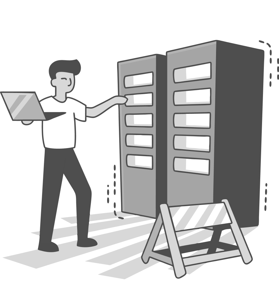 Technical difficulties illustration